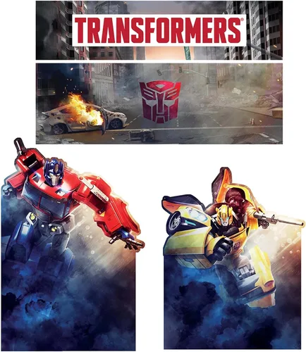 Kit oficial de decoración de maletero Treat Your Trunk con temática de Transformers, para llevar golosinas en tu maletero en Halloween, para