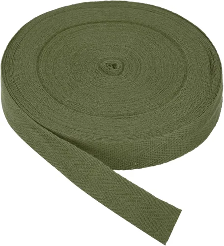 Miniatura 85 de PATIKIL Cinta de sarga de algodón de 1 pulgada, 50 yardas, cinta de algodón, cinta de encuadernación al bies, cinta de espiga para costura, Verde