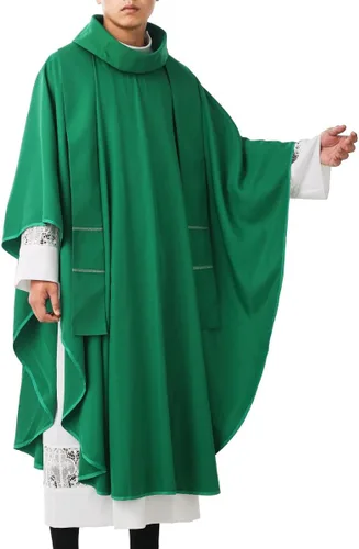 Miniatura 3 de BLESSUME Esperanza/Espíritu Iglesia Sacerdotes Sólidos Casulla Misas Vestiduras