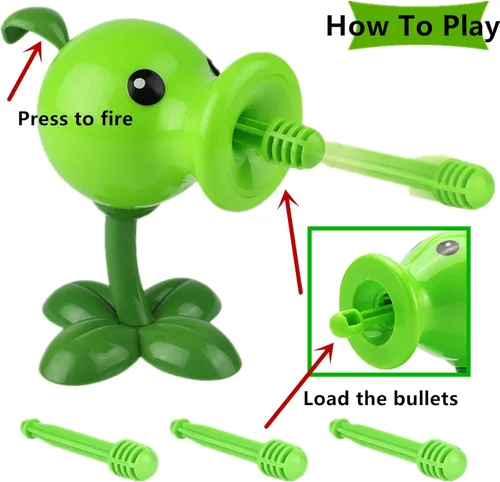 Miniatura 4 de JHESAO Juego de 5 figuras de acción de plantas y zombis, juego de juguetes de PVZ de zombis, serie 1, 2, grandes regalos para niños y fanáticos