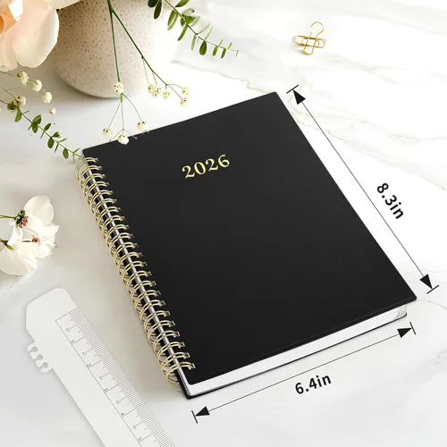 Miniatura 6 de Planificador 2026, Planificador semanal y mensual Annecy 2026, enero 2026 – diciembre 2026, 6.4" x 8.3" Planificador de agenda mensual con pestañas