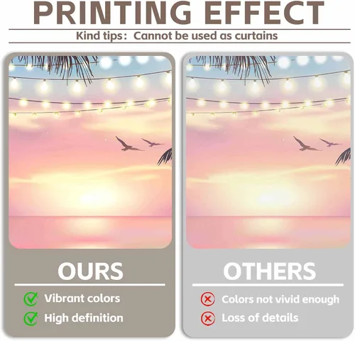 Miniatura 4 de ZTHMOE Telón de fondo de fotografía de verano rosa con puesta de sol de 8 x 6 pies, fondo de playa hawaiana Luau, decoración de fiesta de Aloha Tiki