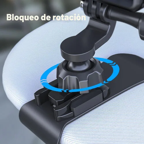 Miniatura 4 de Soporte para visera solar de automóvil, clip rápido con gancho universal en J de bola compatible con GoPro Hero 13 12 11 10 9 8 7 6 5 Negro, DJI