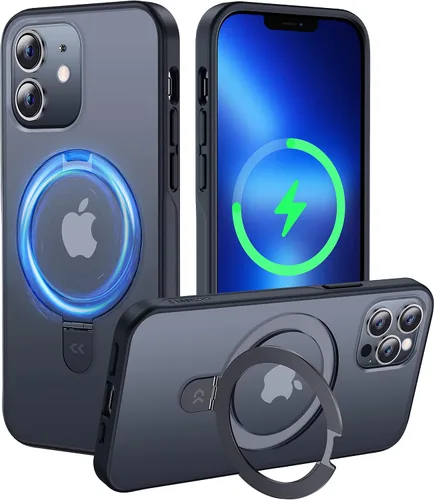 Miniatura 23 de CASEKOO- Funda para iPhone 15 c/soporte magnético invisible [protecc. militar contra caídas] [compatible c/MagSafe], a prueba de impactos, delgada