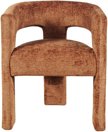 Miniatura 13 de Jofran Gwen - Silla decorativa tapizada de jacquard, moderna silla escultórica de felpa de lujo para comedor o sala de estar, sillas para sala