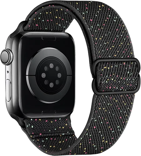 Miniatura 7 de Correas elásticas de nailon compatibles con Apple Watch de 1.496 pulgadas, 1.575 pulgadas, 1.614 pulgadas, 1.654 pulgadas, 1.732 pulgadas, 1.732