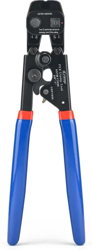Miniatura 9 de iCrimp Herramienta de trinquete PEX con función de extracción para abrazadera de acero inoxidable de 3/8 pulgadas, 1/2 pulgadas, 3/4 pulgadas, 1