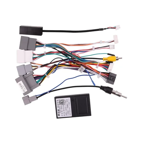 Miniatura 10 de Arnés de cable estéreo para automóvil de 16 pines con caja Canbus para Honda CRV 2015-2016 2.4L, Civic 2014-2015, retención de fábrica LaneWatch