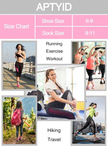 Miniatura 6 de APTYID Calcetines deportivos para correr al tobillo para mujer (6 pares)