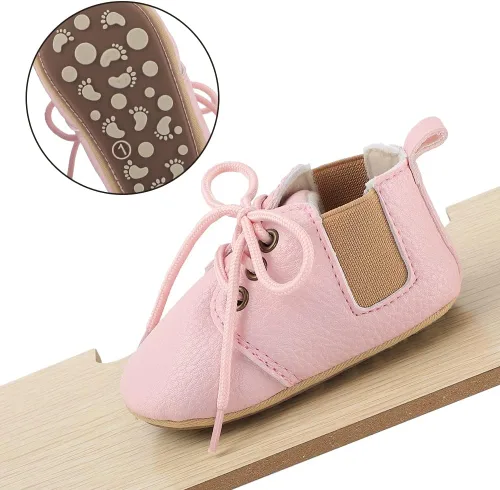 Miniatura 6 de ESTAMICO Zapatos para bebés niños Prewalker PU Sneakers