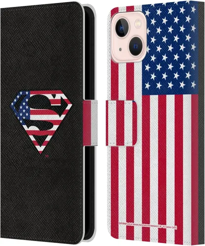 Miniatura 102 de Head Case Designs Funda de piel con licencia oficial de Superman DC Comics con logotipos negros y rojos compatible con Apple iPhone 11