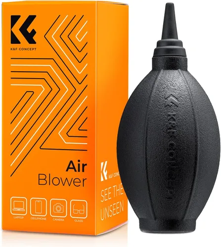 K&F CONCEPT Soplador de aire de punta suave, soplador de lente para cámaras digitales, réflex digitales, cámaras SLR, lentes de cámara, filtros de