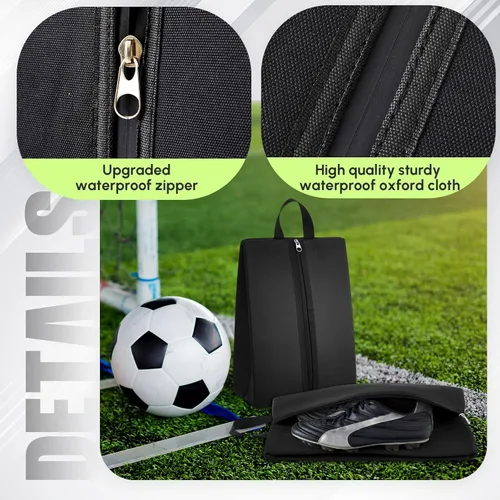 Miniatura 3 de Leinuosen Bolsa de tacos a prueba de olores para deportes, resistente al olor y al agua, bolsa de zapatos de fútbol, fútbol, béisbol, golf, con tela