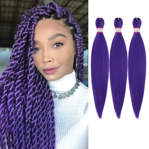 Miniatura 37 de Extensiones de cabello para trenzar preestiradas, color negro, 12 pulgadas, 8 paquetes de cabello natural para trenzar, fácil trenza, ajuste de agua