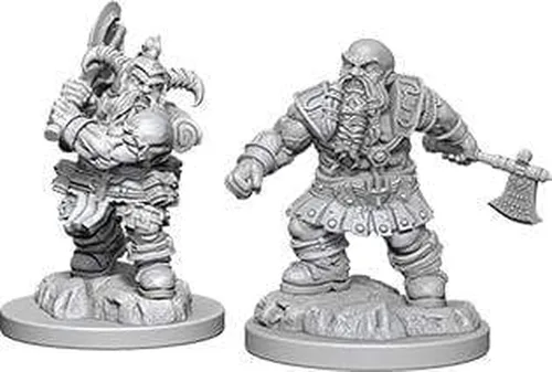 Miniatura 2 de D&D NMU: Paladín macho enano W4