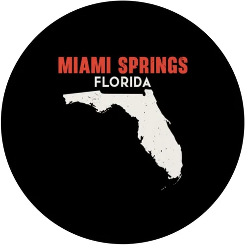 Miniatura 3 de Miami Springs Florida USA State America Travel Floridian PopSockets Swappable PopGrip
