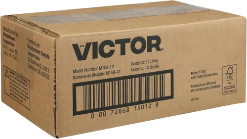 Miniatura 13 de Trampas para ratones Victor M150-12, pedal de metal, madera FSC de origen sostenible, trampas para ratones de madera - Paquete de 12