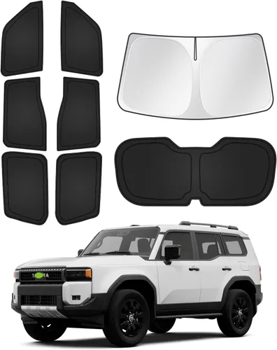 Miniatura 94 de Canvcle Parasol para parabrisas para Honda Civic de 11ª generación 2022-2025 2026 (no para Hatchback), kit de cubierta para ventana trasera lateral