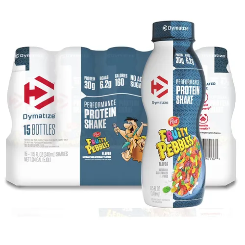 Miniatura 8 de Dymatize Performance - Batido de Proteína Sabor a Copos de Cacao, 30 g de Proteína, 6.1 g de BCAA para la Recuperación Muscular, Sin Azúcar Añadida