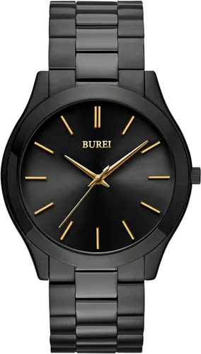 Miniatura 11 de BUREI Men Watches Gifts for Men Fashion Stainless Steel Analog Quartz Waterproof Watches for Mens