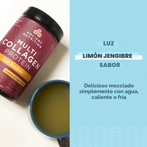 Miniatura 4 de Ancient Nutrition Proteína de colágeno en polvo, proteína de colágeno múltiple, péptidos de colágeno hidrolizados que apoyan la piel y las uñas