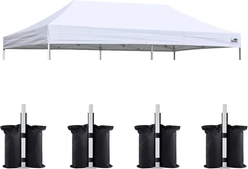 Miniatura 27 de Eurmax USA toldo desplegable de repuesto, cubierta superior para tienda de campaña, armado instantáneo, solo la cubierta superior, 4 bolsas