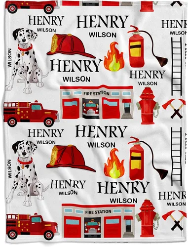 Miniatura 32 de Manta personalizada de camión de bomberos para bebé, manta de forro polar, manta de hitos para bebé, manta mensual de hitos para bebé, manta de Hito