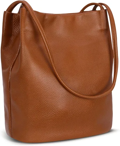 Miniatura 45 de Iswee - Bolsos de cuero genuino, diseño de hombro Hobo, bolsos para mujer