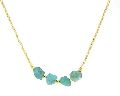 Miniatura 7 de Gempires Natural Raw Bar Crystals Pendant Necklace Handmade Jewelry 22 inch Adjustable Chain