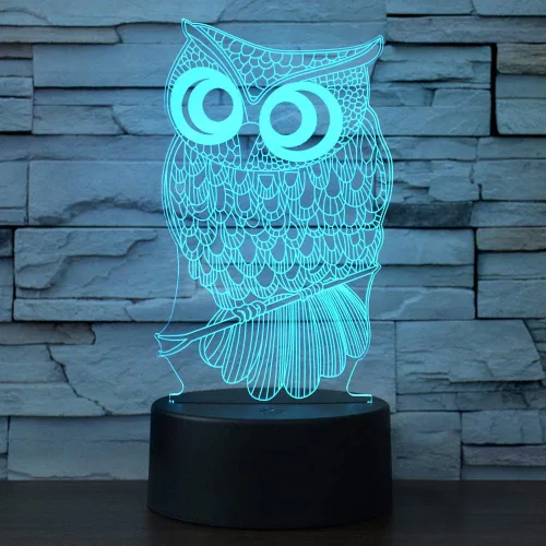 Miniatura 8 de i-CHONY - Luz Nocturna de Mariposa 3D, Regalo de Cumpleaños, Lámpara de Ilusión, 7 Colores que Cambian Automáticamente, Lámpara de Mesa o Escritorio