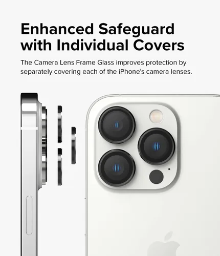Miniatura 3 de Ringke Marco de lente de cámara compatible con iPhone 14 Pro Max protector de lente de cámara y protector de lente de cámara iPhone 14 Pro