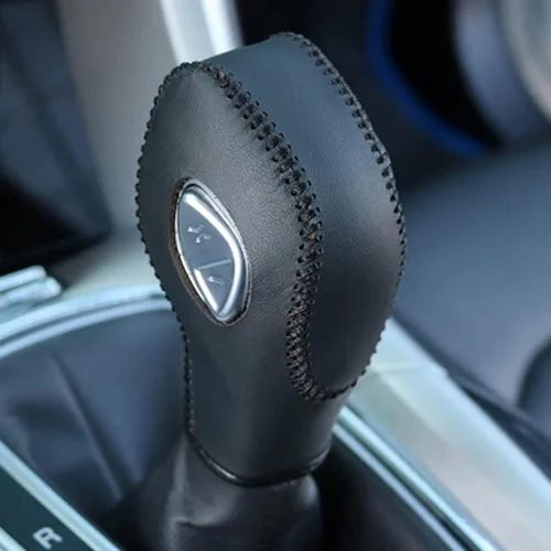 EATAKWARD Funda de palanca de cambios de fibra de carbono PU para Ford Focus 2012 2013 2014 2015 2016/Ford Fiesta 2014 2015 2016/Ford Fusion S/Ford