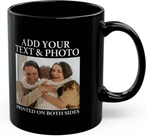 Miniatura 15 de Taza con foto personalizada, diseño de tu propio estilo con imagen de palabras, 11 onzas, varios colores, regalos personalizados para cumpleaños