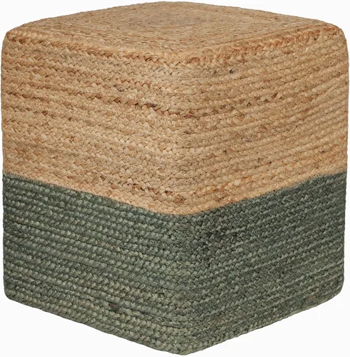 Miniatura 21 de REDEARTH · Puf otomano de pie en forma de cubo - Puf trenzado de yute para sentarse, reposapiés para sala de estar, dormitorio, guardería, patio