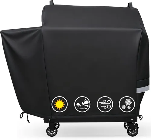 Miniatura 21 de Cubierta de parrilla Utheer para ahumador vertical de gas Pit Boss 3-Serie, cubierta impermeable anti-UV de 600D de longitud completa y resistente