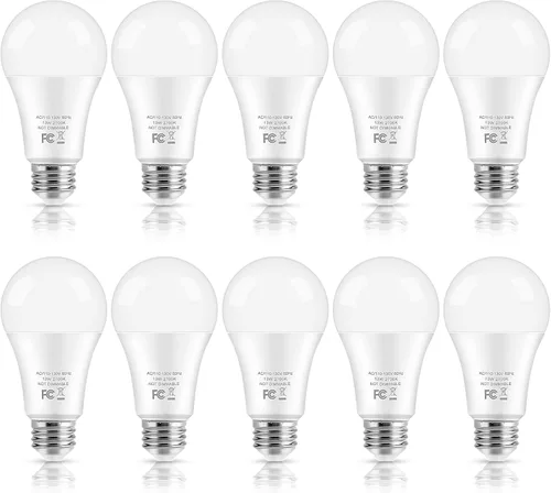 Miniatura 14 de Bombillas LED, bombillas LED A19 equivalentes a 100 W, 13 W, 5000 K, luz blanca diurna, 1500 lúmenes, no regulables, brillantes, E26 Edison 5000K