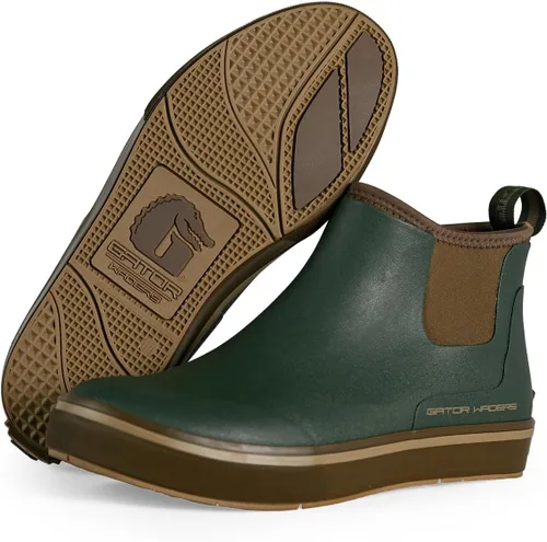 Miniatura 68 de Gator Waders Botas de campamento para hombre, zapatos impermeables hasta el tobillo para lluvia y barro, pesca, caza y ropa de campamento