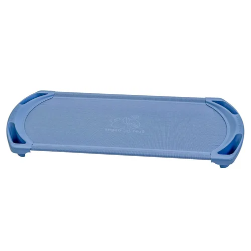 Miniatura 15 de Angeles SpaceLine - Juego de 4 catres para siesta para niños, guardería y preescolar, tamaño pequeño, color verde azulado Verde Azulado Verde