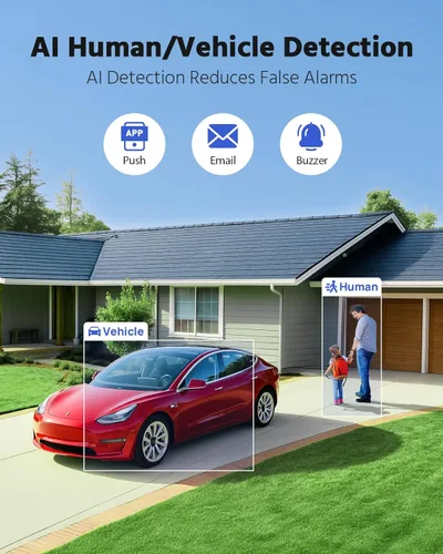 Miniatura 2 de ANNKE DVR de 8 canales para cámara de seguridad, 3K Lite híbrido 5 en 1 CCTV grabadora de video digital, compatible con cámaras analógicas