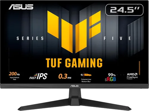 Miniatura 5 de ASUS TUF Gaming Monitor 1080P de 24" (VG249Q1A) - Full HD, IPS, 165Hz (soporta 144 Hz), 1 ms, desenfoque de movimiento extremadamente bajo, altavoz