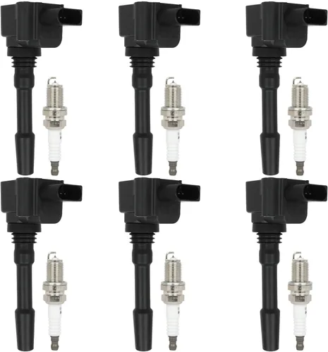 Miniatura 24 de ECCPP UF816 4 bobinas de encendido con 4 bujías de iridio 95125 para Hyundai Elantra Sonata Kona para Kia Forte Optima 2.0L GN10877 UF816 UF-816