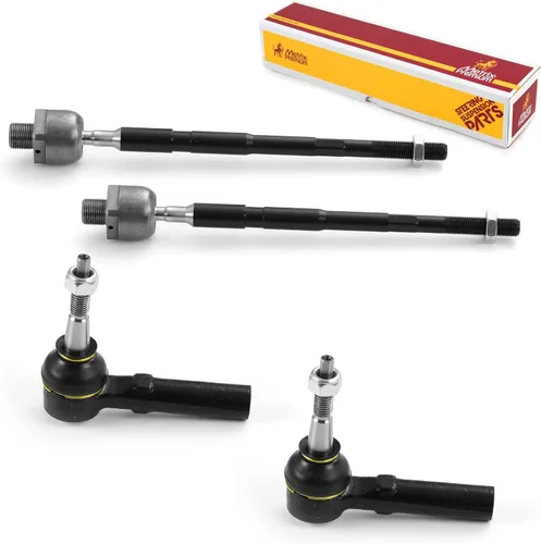 Miniatura 223 de Metrix Premium Chassis Parts - Juego de 4 barras de acoplamiento interior y exterior para Audi A3 15-16, Seat Leon 06-20 (México), 09-17 Volkswagen