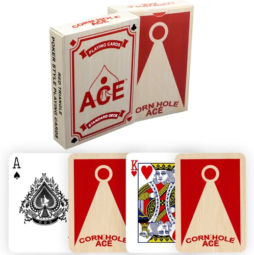Miniatura 7 de CornholeAce ACE Cornhole, inspirado en el póquer, naipes estándar (ACE Red Zone)