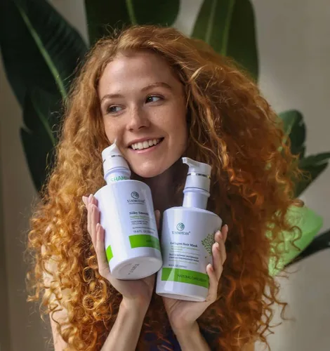 Miniatura 8 de Xiaomoxuan Juego de champú y acondicionador de árbol de té sin sulfato con máscara de colágeno para el cuidado del cabello encrespado