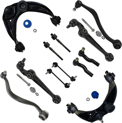 Miniatura 74 de Detroit Axle - Kit de suspensión delantera de 12 piezas para Mercury Grand Marquis Ford Crown Victoria Town Car 2003-2011, 2 brazos de control
