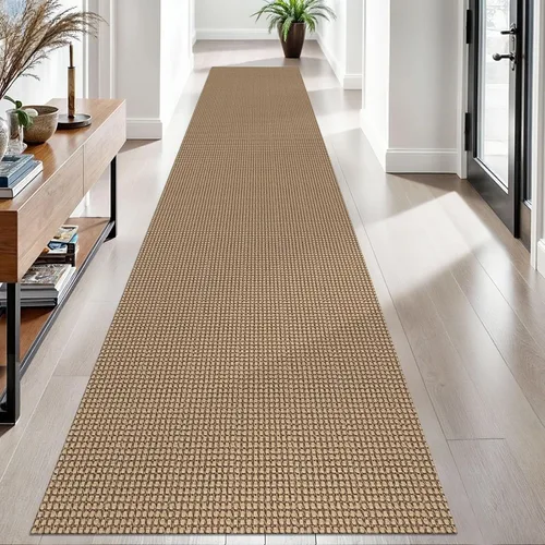 Miniatura 177 de EARTHALL Alfombra de pasillo 3x14 pies, alfombras lavables extra largas para pasillos, tejidas, antideslizante, alfombra trenzada para entrada