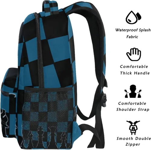 Miniatura 3 de Mochila Viaje Senderismo Camping Escuela Portátil Bolsa, Patrón múltiple 9, Mochilas Daypack