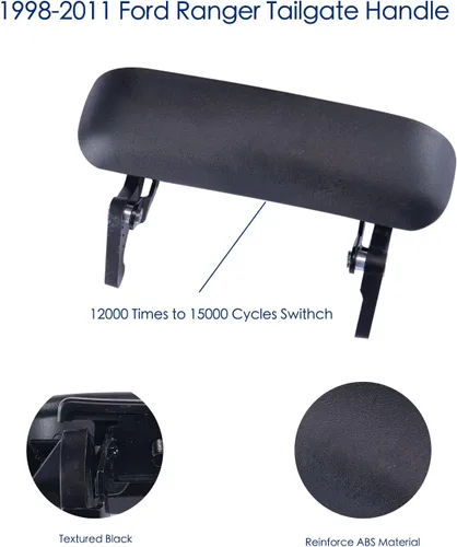 Miniatura 3 de 1L5Z9943400AAA Manija de Compuerta Trasera Compatible con Camioneta Pickup Ford Ranger 1998-2011 - Ensamblaje de Pestillo de Compuerta Trasera
