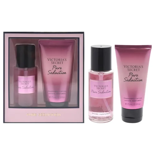 Pure Seduction Set de Victorias Secret para mujer – Juego de 2 piezas de 2.5 oz Fragance Mist, 2.5oz Fragance Lotion