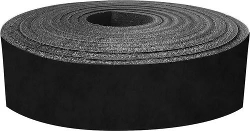 ELW 5-6 oz (2-2.4mm) Correas negras de 1" de ancho x 40" de largo (2.5cm x 1.06m) de cuero de grano completo Crazy Horse de calidad para cinturones,